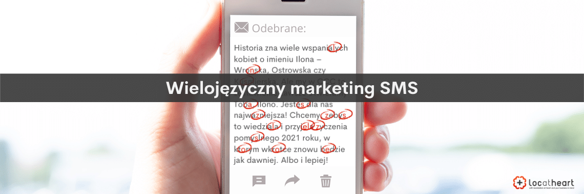 Wielojęzyczny marketing SMS - agencja tłumaczeń LocAtHeart - nagłówek