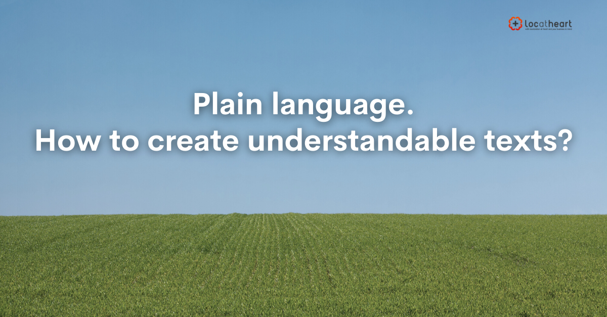 Plain Language How To Write Understandable Texts LocAtHeart