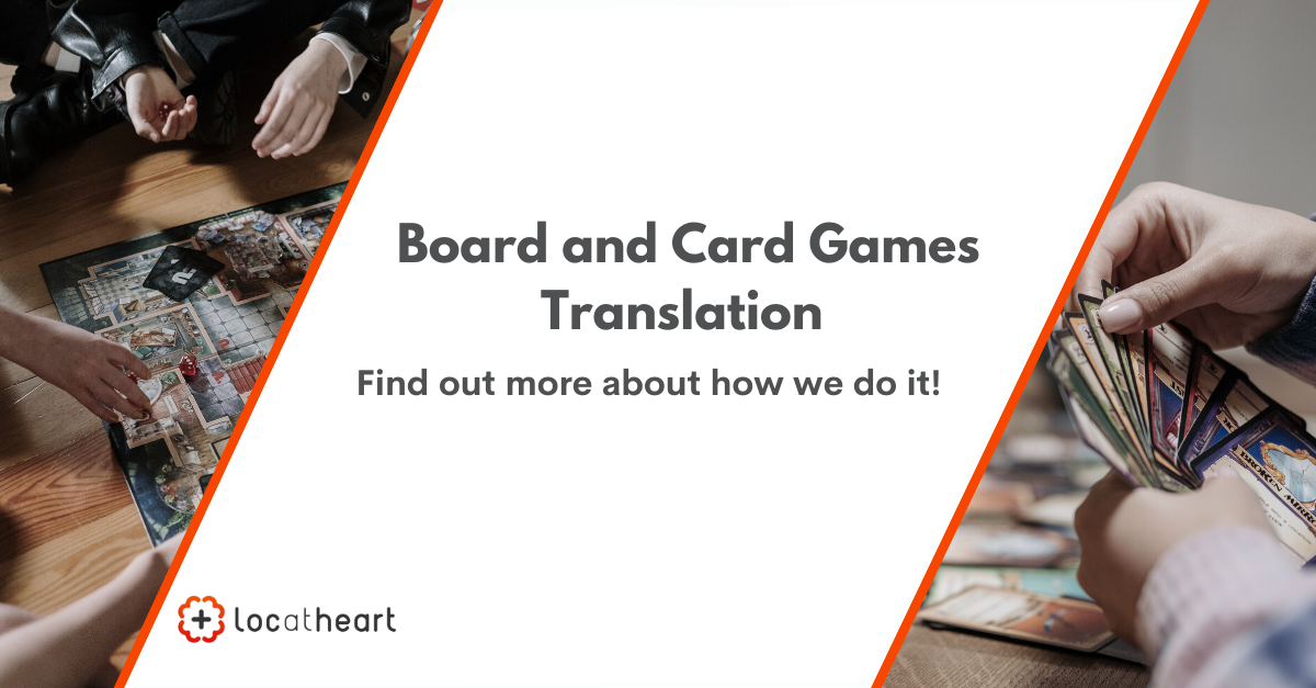 Board and card games translation Case Study LocAtHeart